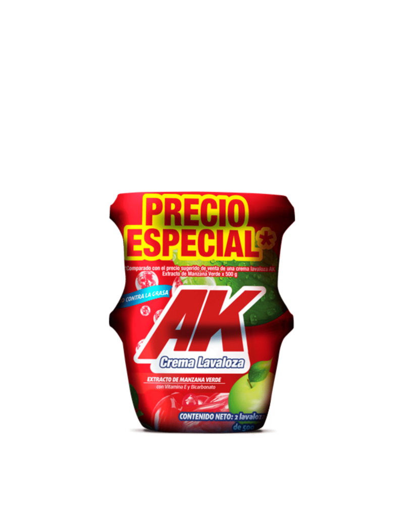 Lava Loza Ak Duo Manzana X 500 Gr