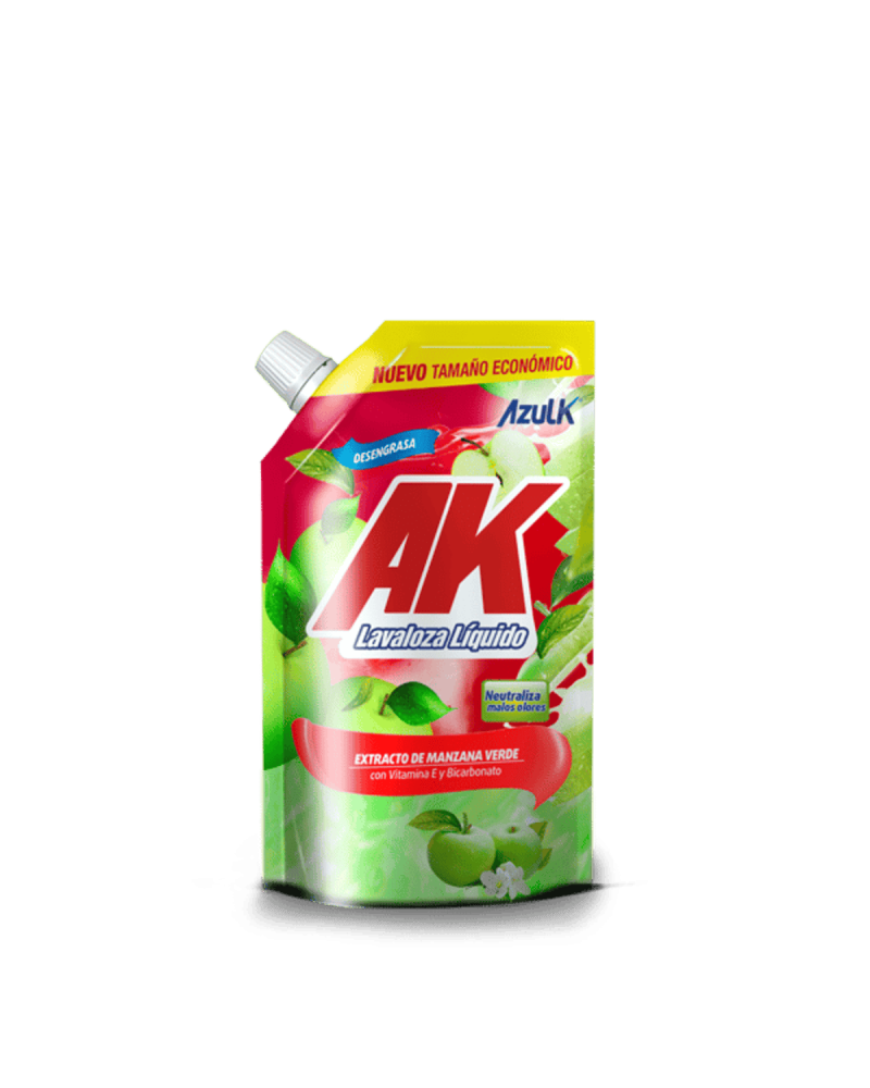 Lavaloza Liquido Ak Doy Pack Manzana X 360 Ml