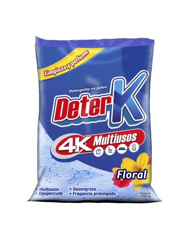 Detergente 4K Floral 200Grs