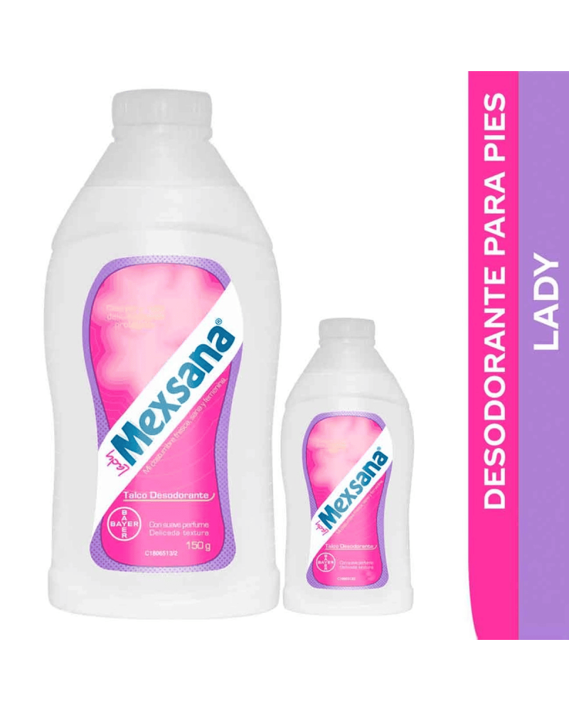 Talco Lady Mexsana X150 Grs+Mexsana *85 Grs