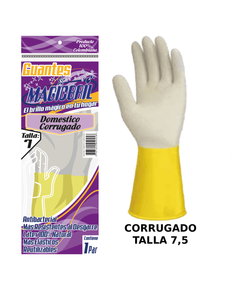 Guante Magicbril Corrugado Talla 7,5