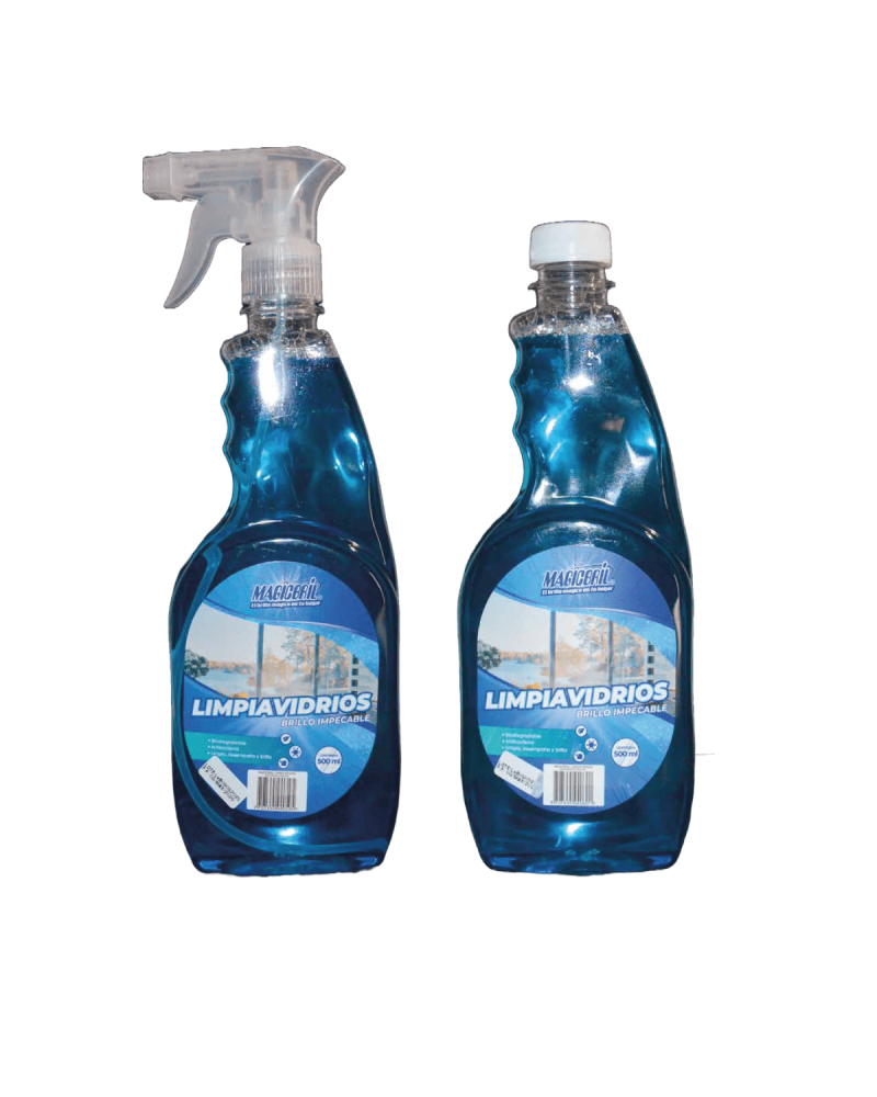 Limpia Vidrios Magicbril Pistolax500Ml +Repuestox500Ml