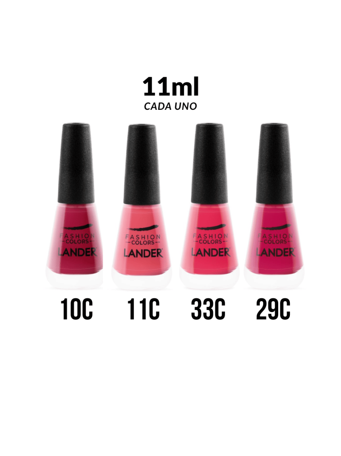 Kit Fucsias (10C-11C-33C-29C) X 11 Ml