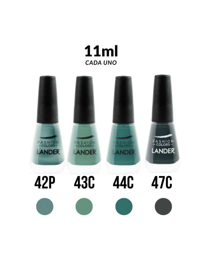 Kit Verdes (42P-43C-44C-47C) X 11 Ml